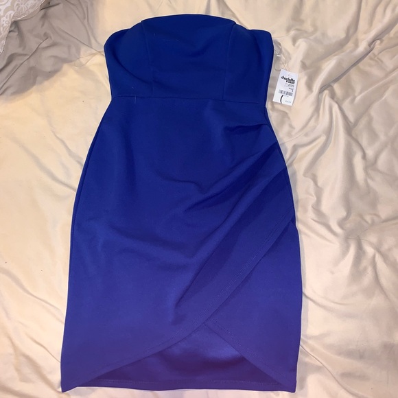 strapless mini dress - Picture 1 of 3